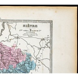 Gravure de 1877 - Département de la Nièvre - 3