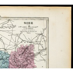 Gravure de 1877 - Département de l'Oise - 3