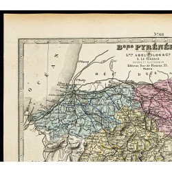 Gravure de 1877 - Département Pyrénées-Atlantiques - 2