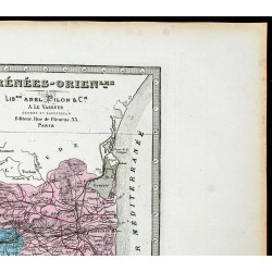 Gravure de 1877 - Département des Pyrénées orientales - 3