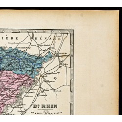 Gravure de 1877 - Département du Bas Rhin - 3