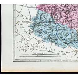 Gravure de 1877 - Département de la Sarthe - 4