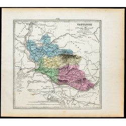 Gravure de 1877 - Département du Vaucluse - 1