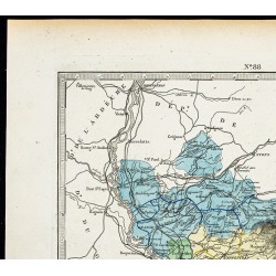 Gravure de 1877 - Département du Vaucluse - 2