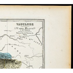 Gravure de 1877 - Département du Vaucluse - 3