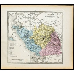 Gravure de 1877 - Département de la Vendée - 1