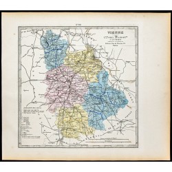 Gravure de 1877 - Département de la Vienne - 1