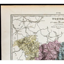 Gravure de 1877 - Département des Vosges - 2