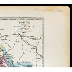 Gravure de 1877 - Département de l'Yonne - 3