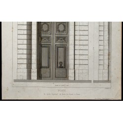 Gravure de 1865 - Porte du lycée Louis-le-grand - 3