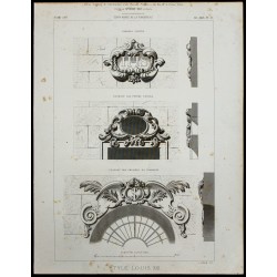 Gravure de 1865 - Style Louis XIII - 1