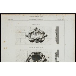 Gravure de 1865 - Style Louis XIII - 2