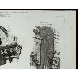 Gravure de 1865 - Grande synagogue de Lyon - 3