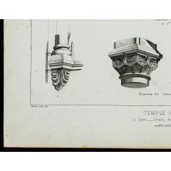 Gravure de 1865 - Grande synagogue de Lyon - 4