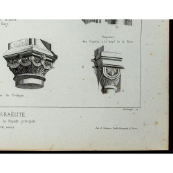 Gravure de 1865 - Grande synagogue de Lyon - 5