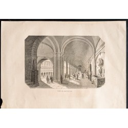 Gravure de 1860 - Lyon - Musée des Palais des Arts - 2