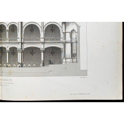 Gravure de 1865 - Grande synagogue de Lyon - 5