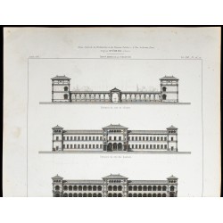 Gravure de 1865 - Asile de Braqueville - 2