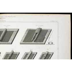 Gravure de 1865 - Couverture en zinc - 3