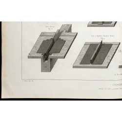 Gravure de 1865 - Couverture en zinc - 4