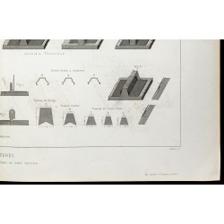 Gravure de 1865 - Couverture en zinc - 5