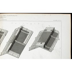 Gravure de 1865 - Couverture en zinc - 3
