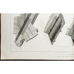 Gravure de 1865 - Couverture en zinc - 4