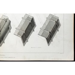 Gravure de 1865 - Couverture en zinc - 5