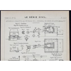 Gravure de 1908 - Arsenal de Mare Island Naval Shipyard - 2