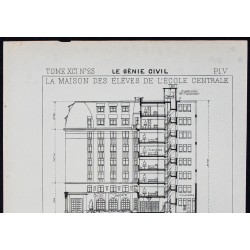 Gravure de 1927 - École centrale des arts et manufactures - 2