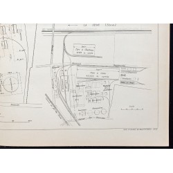 Gravure de 1907 - Usine à gaz de la Société d'Éclairage EFCM - 5