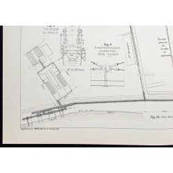 Gravure de 1920 - Manutention du charbon - 4