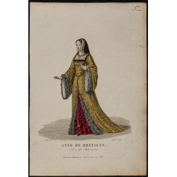 Gravure de 1826 - Anne de Bretagne - 1