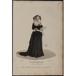 Gravure de 1826 - Madame de Sévigné - 1