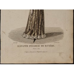 Gravure de 1826 - Suivante d'Isabeau de Bavière - 3