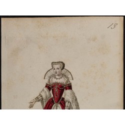 Gravure de 1826 - Louise de Lorraine-Vaudémont - 2