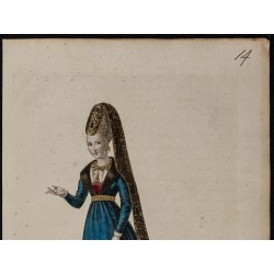 Gravure de 1826 - Agnès Sorel - 2