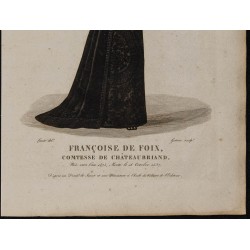 Gravure de 1826 - Françoise de Foix - 3