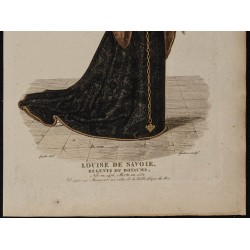 Gravure de 1826 - Louise de Savoie - 3
