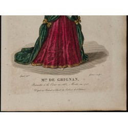 Gravure de 1826 - Françoise de Sévigné - 3