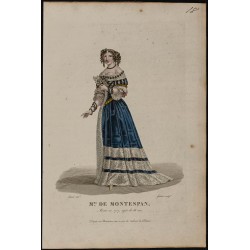 Gravure de 1826 - Madame de Montespan - 1