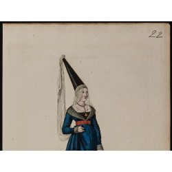 Gravure de 1826 - Marguerite de Flandre - 2