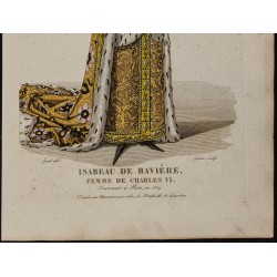 Gravure de 1826 - Isabeau de Bavière - 3