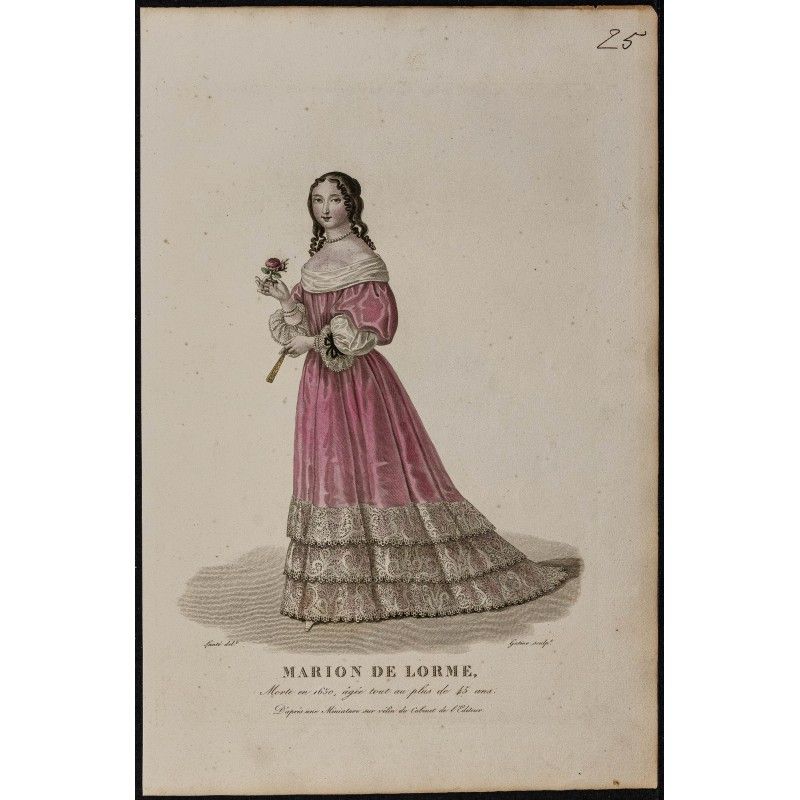 Gravure de 1826 - Marion de Lorme - 1