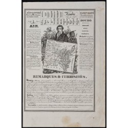 Gravure de 1842 - Ain & Aisne - 1