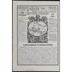 Gravure de 1842 - Aveyron & Bouches-du-Rhône - 2