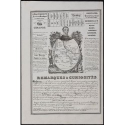 Gravure de 1842 - Gers & Gironde - 2