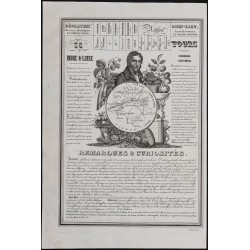 Gravure de 1842 - Indre & Indre-et-Loire - 2