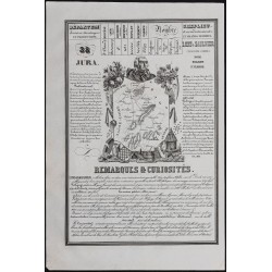 Gravure de 1842 - Isère & Jura - 2