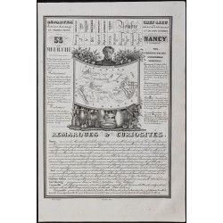 Gravure de 1842 - Meurthe & Meuse - 1